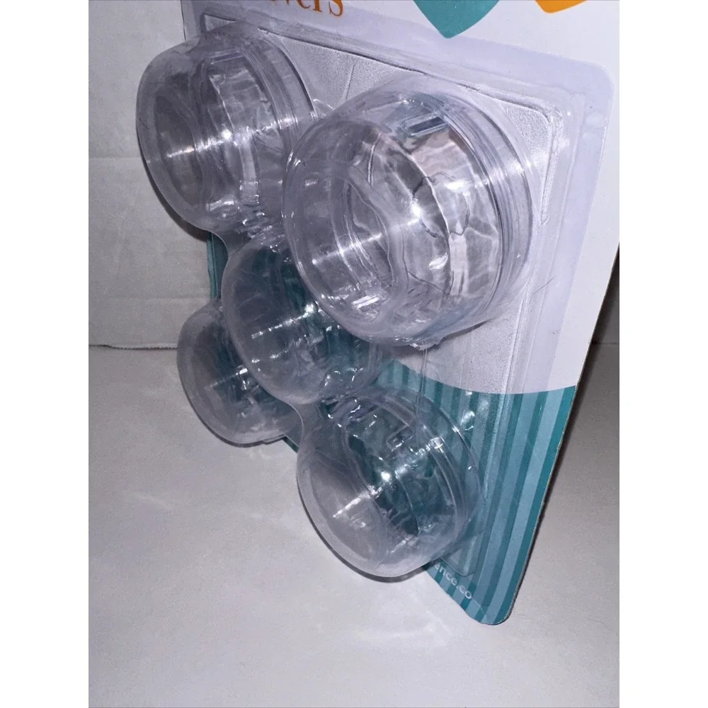 5 Pack Clear Stove Knob Safety Covers - Child Proof Lock for Kids Toddlers Baby